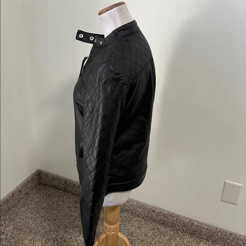 👒 Moda International Genuine Leather Jacket - Picture 2 of 4